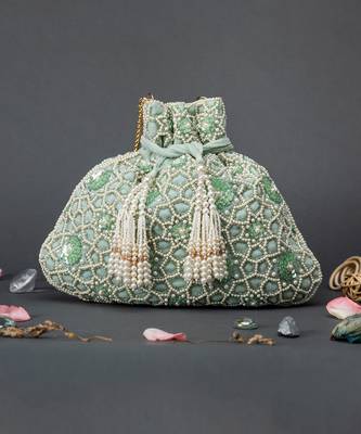 Raisa Potli Moss Green 1
