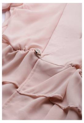 Pink plain georgette crop-tops 4