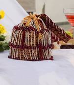 Shayna Bucket Bag Red White