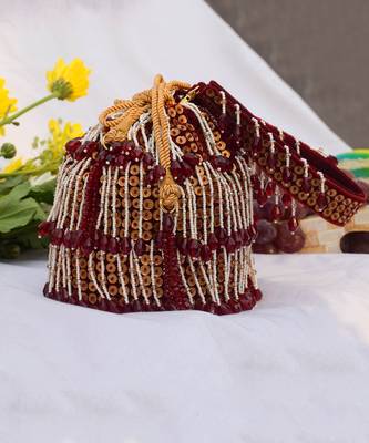 Shayna Bucket Bag Red White 2