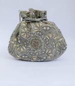 Zahara Potli Silver Grey