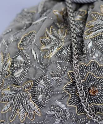 Zahara Potli Silver Grey 6