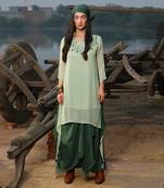 Sea Green & Emerald Green Tunic Set