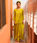 Neon Yellow Tunic Set