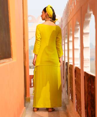 Neon Yellow Tunic Set 2