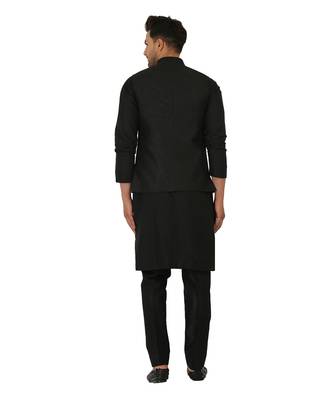 Feturing Classic Brocade Nehru jacket with kurta and pants. 3