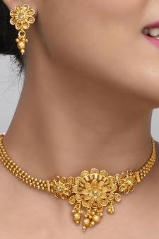 Gold plated Necklace Jewelry Set