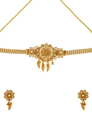 Gold plated Necklace Jewelry Set 5