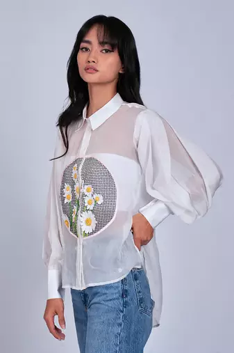 White Daisy Shirt