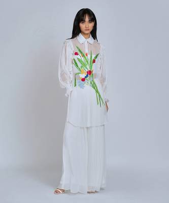 White Blooms  Shirt 2