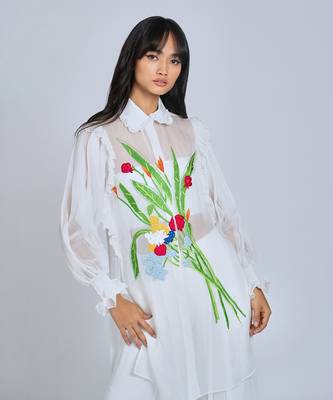 White Blooms  Shirt 4