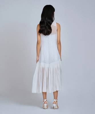 Blue Corset Midi Dress 4