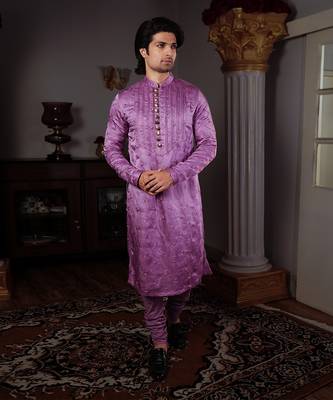 Purple Mitra Kurta Set 1