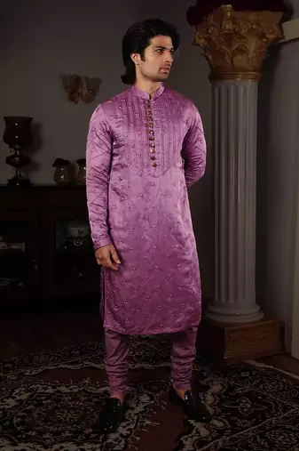 Purple Mitra Kurta Set