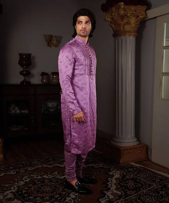 Purple Mitra Kurta Set 3