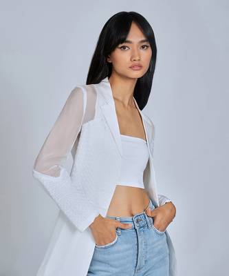 White  White Blazer 2