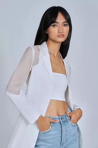 White  White Blazer