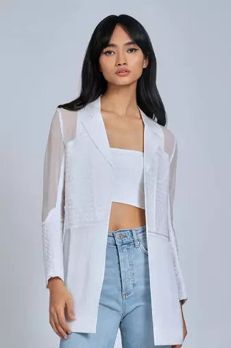 White  White Blazer