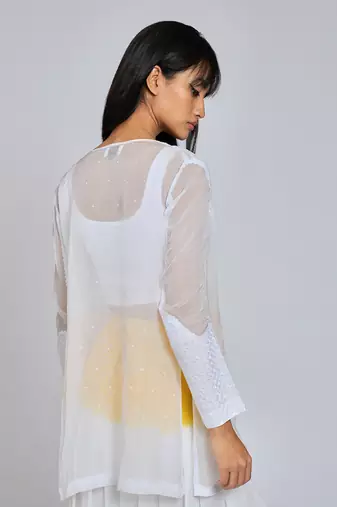 White Sheer Jacket