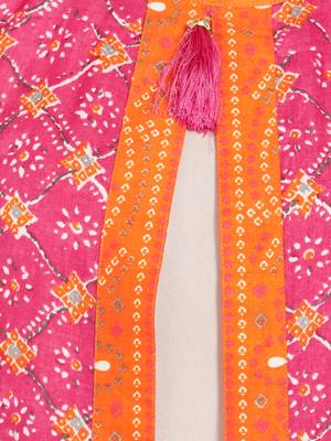 Off-white printed rayon ethnic-kurtis 4