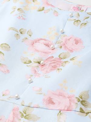 Off-white printed art silk long-kurtis 5