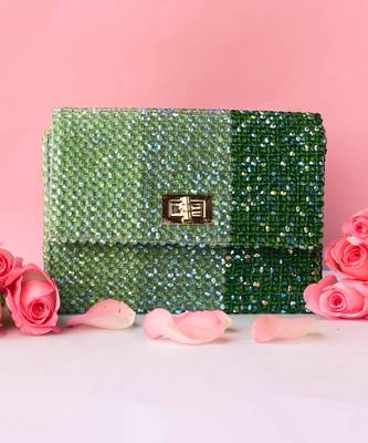 Mirai Clutch Forest Green 1