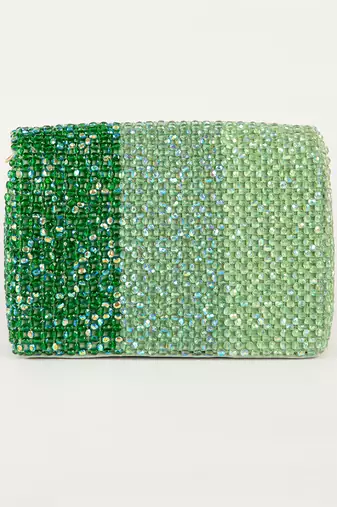 Mirai Clutch Forest Green