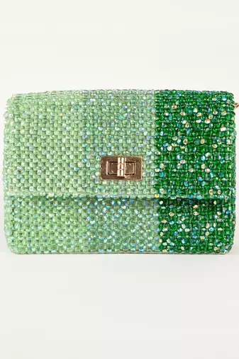 Mirai Clutch Forest Green