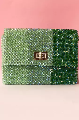 Mirai Clutch Forest Green