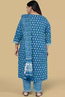 Blue gotta patti cotton salwar
