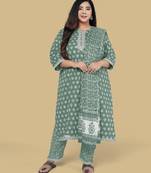 Green gotta patti cotton salwar
