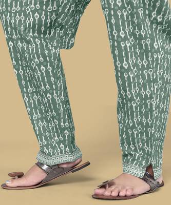 Green gotta patti cotton salwar 4