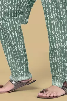 Green gotta patti cotton salwar