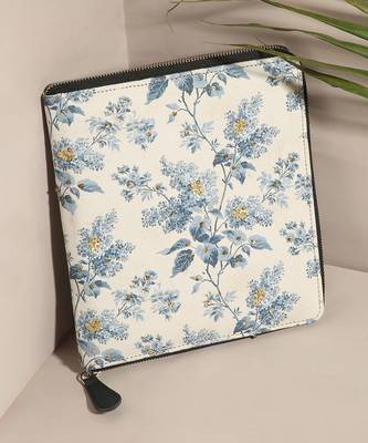 Off white Applique embellished Ipad cover  1