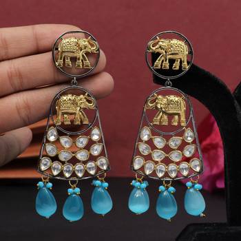 Turquoise danglers-drops 2