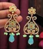 Green danglers-drops