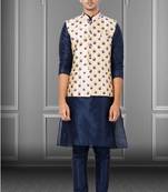 Festive Wear Designer Kurta Pyjama With Jacket