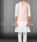 Festive Wear Designer Kurta Pyjama With Jacket