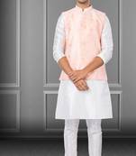 Festive Wear Designer Kurta Pyjama With Jacket