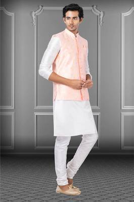 Festive Wear Designer Kurta Pyjama With Jacket 2