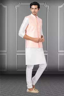 Festive Wear Designer Kurta Pyjama With Jacket