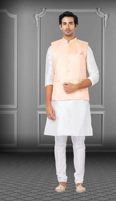 Festive Wear Designer Kurta Pyjama With Jacket 1