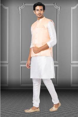 Festive Wear Designer Kurta Pyjama With Jacket 2