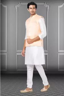 Festive Wear Designer Kurta Pyjama With Jacket
