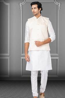 Festive Wear Designer Kurta Pyjama With Jacket