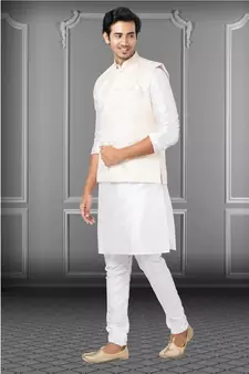 Festive Wear Designer Kurta Pyjama With Jacket