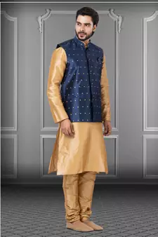 Festive Wear Designer Kurta Pyjama With Jacket