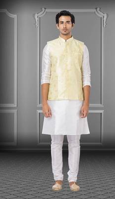 Festive Wear Designer Kurta Pyjama With Jacket 1