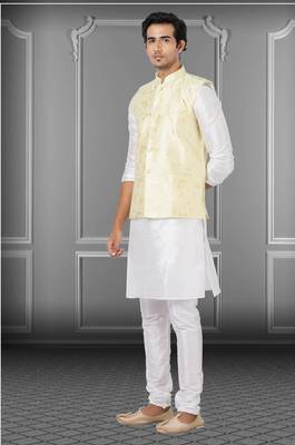 Festive Wear Designer Kurta Pyjama With Jacket 2