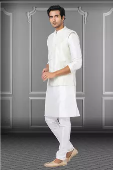 Festive Wear Designer Kurta Pyjama With Jacket